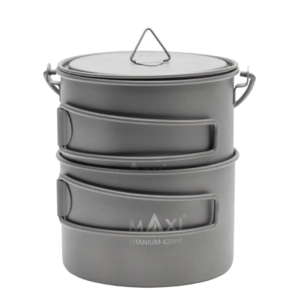 Titanium 420-750 Dual Pot With Bail Handle 1