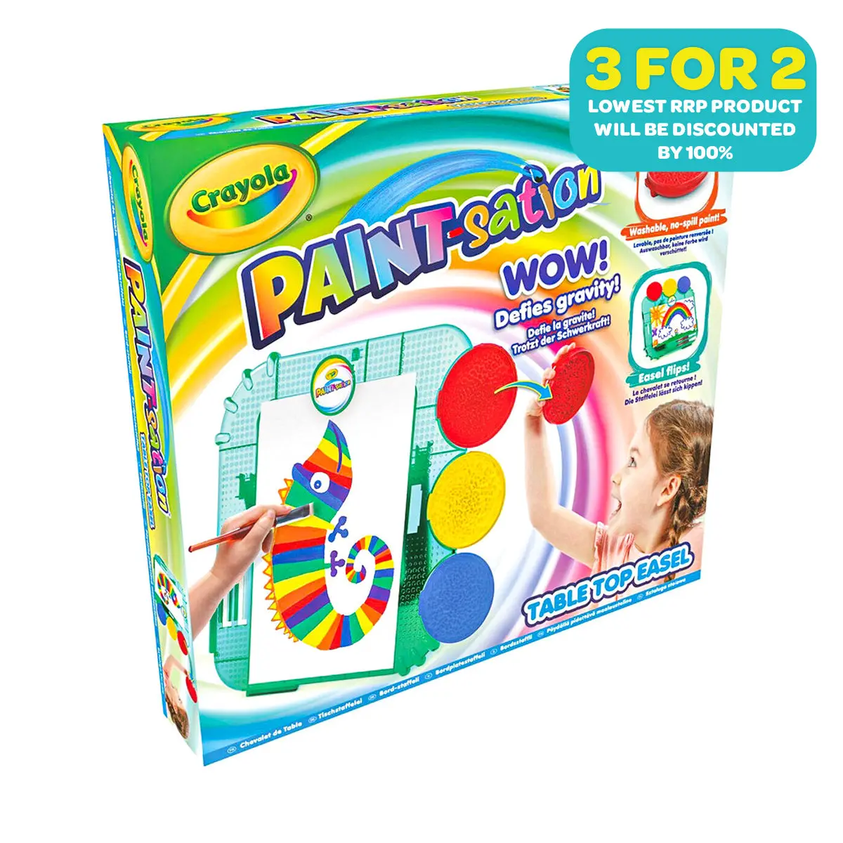 Crayola Paint-Sation Table Top Easel Painting Set 1