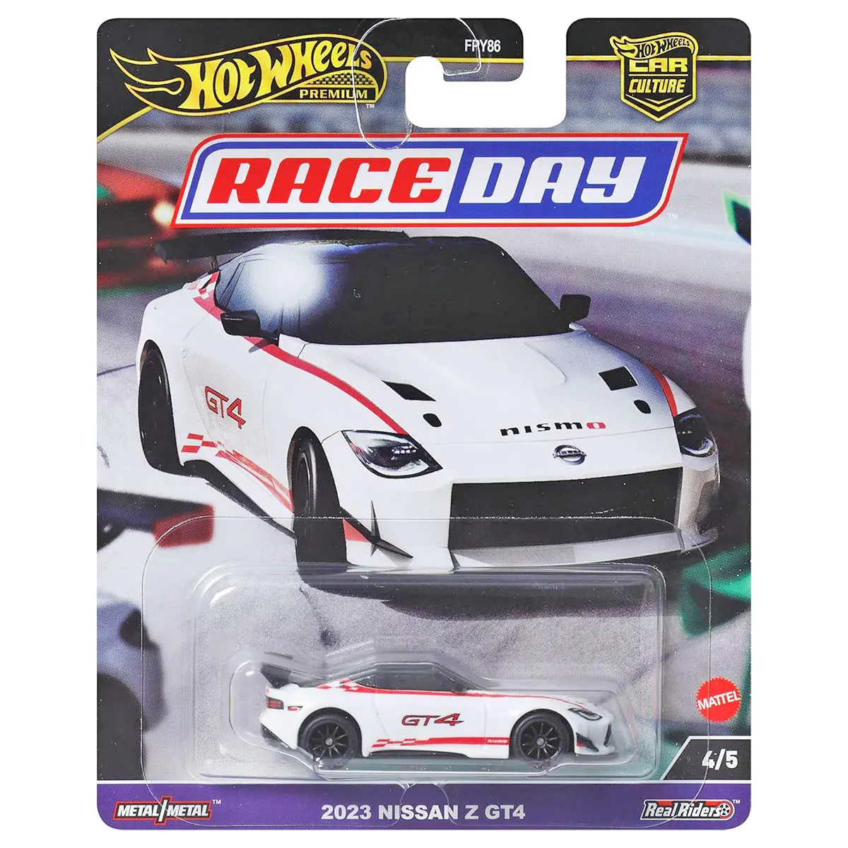 Hot Wheels Car Culture Race Day 2023 Nissan Z Gt4 4/5 1