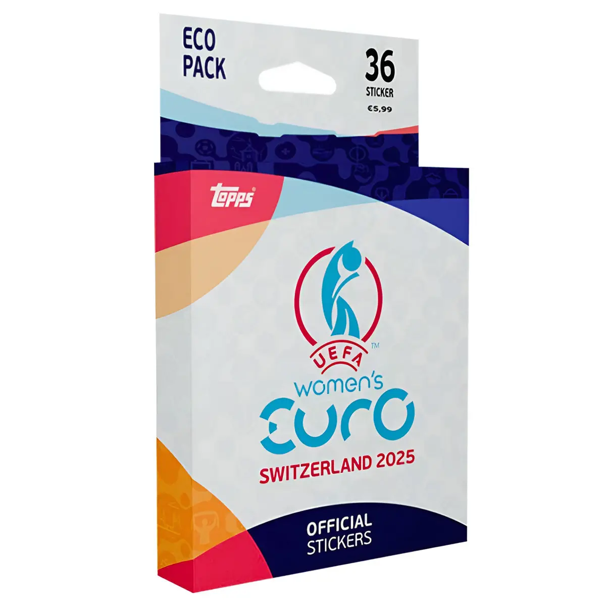 Topps Uefa Women's Euro Switzerland-2025 Sticker Collection Eco Pack 1