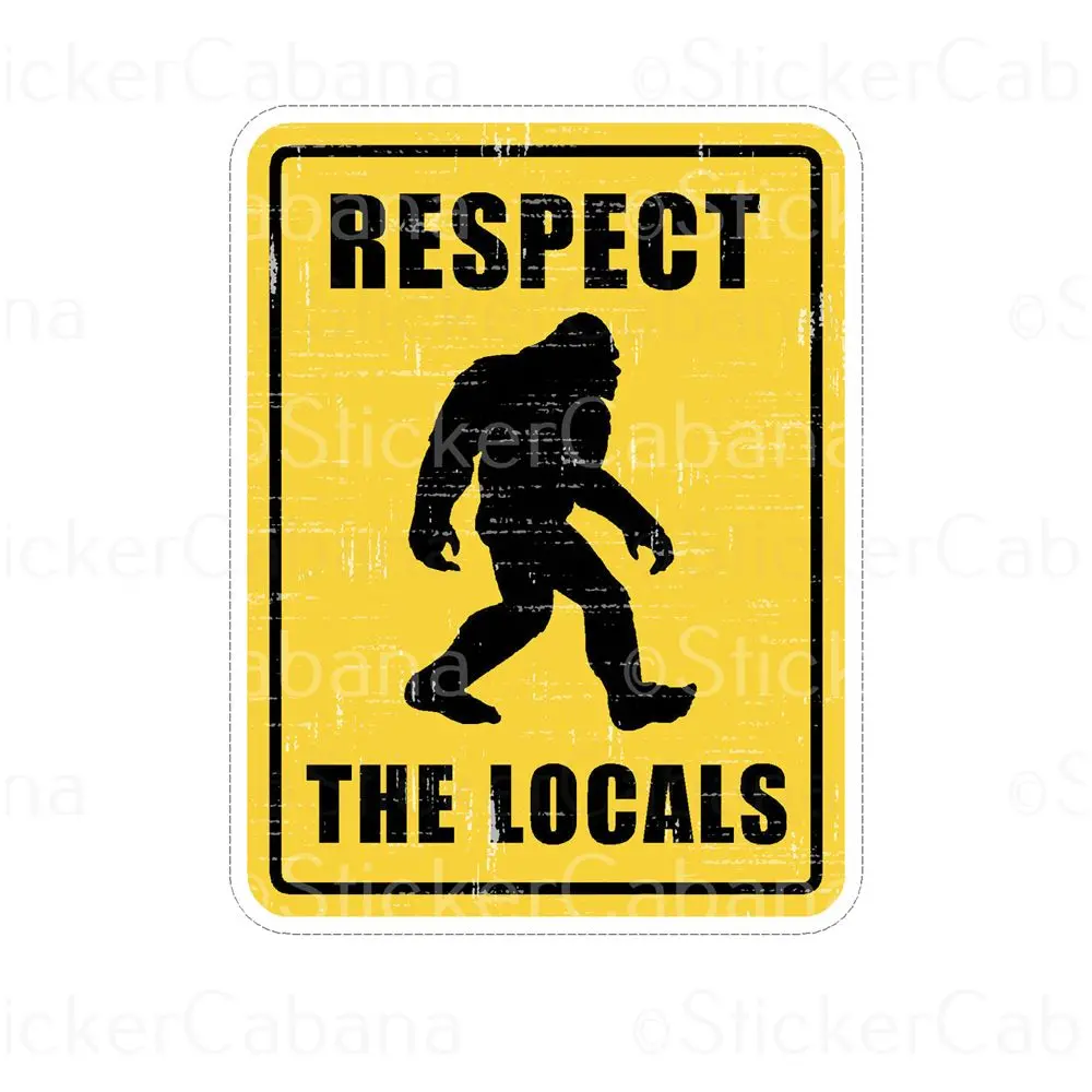 Respect The Locals 3" Magnet 1