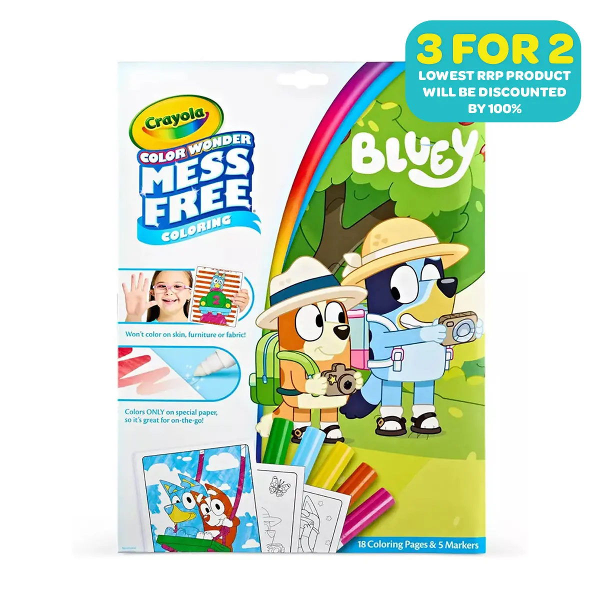 Crayola Color Wonder Mess Free Colouring Bluey 1