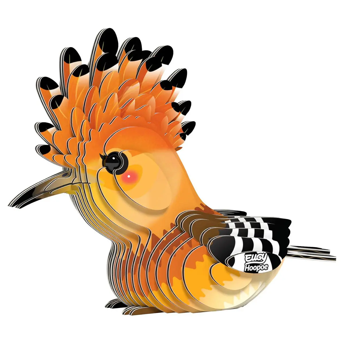 Eugy Hoopoe 3D Cardboard Model Kit 1