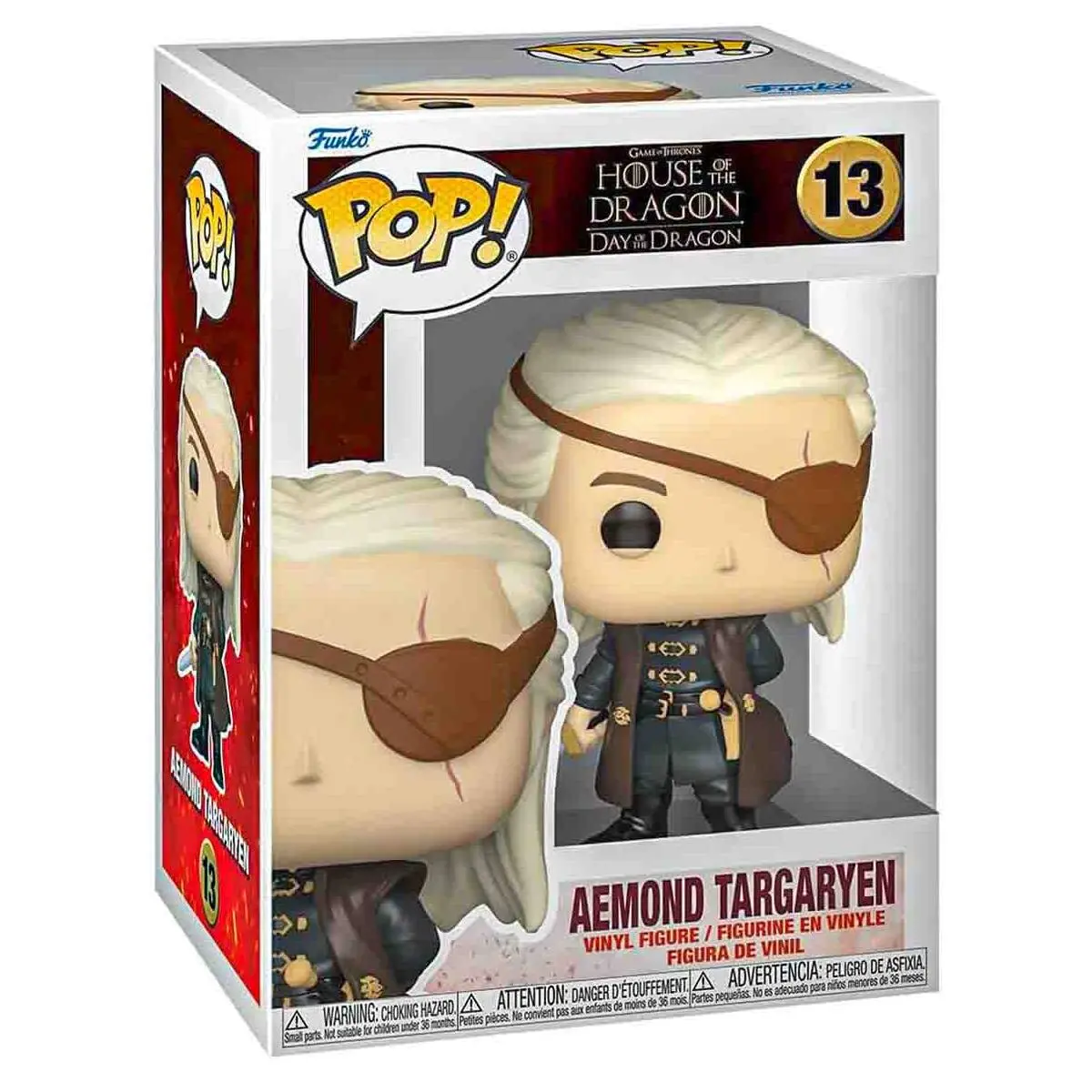 Funko Pop! Game Of Thrones: House Of The Dragon: Day Of The Dragon: Aemond Targaryen Vinyl Figure With Chase #13 1