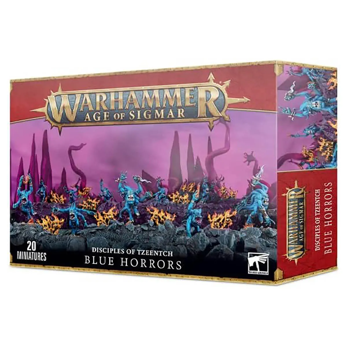 Warhammer Age Of Sigmar: Disciples Of Tzeentch: Blue Horrors Miniatures Set 1