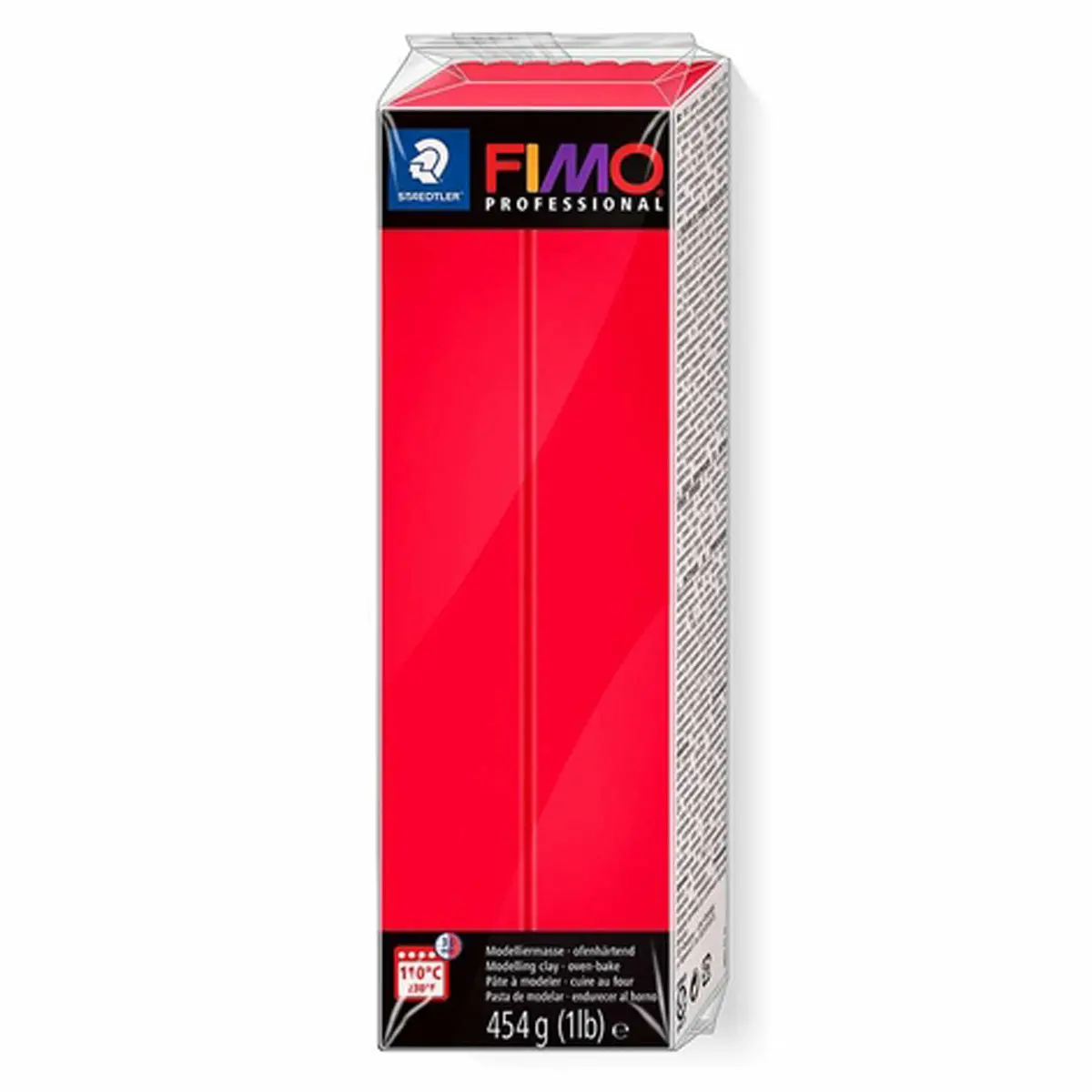 Staedtler Fimo Professional True Red Oven-Bake Modelling Clay 454G 1
