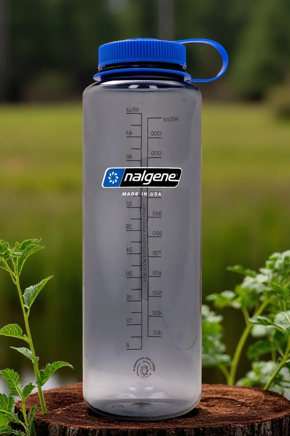 Nalgene 48Oz Wide Mouth Water Bottle - Gray 1
