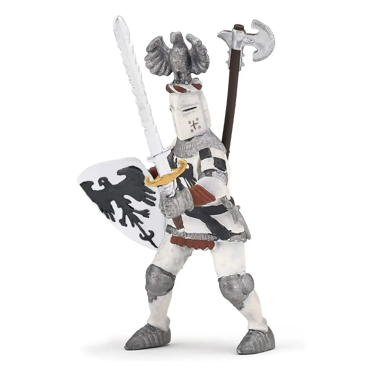 Papo White Knight With Crest Figure 1