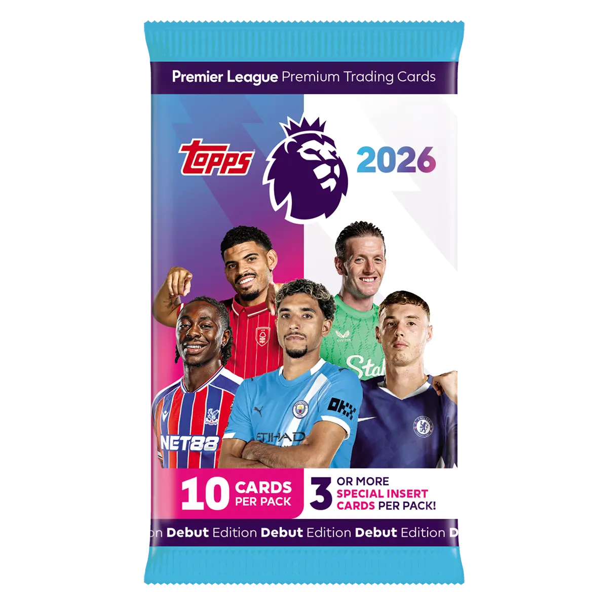 Topps Premier League 2025/26 Premium Trading Cards Mega Eco Pack 2