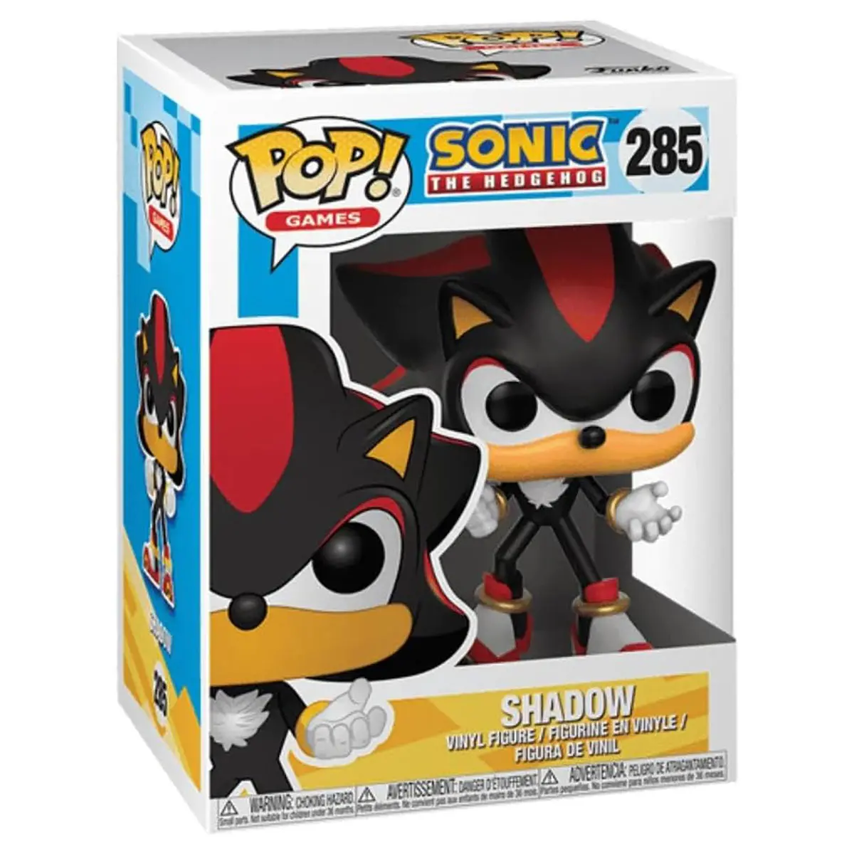 Funko Pop! Games: Sonic The Hedgehog: Shadow Vinyl Figure #285 1