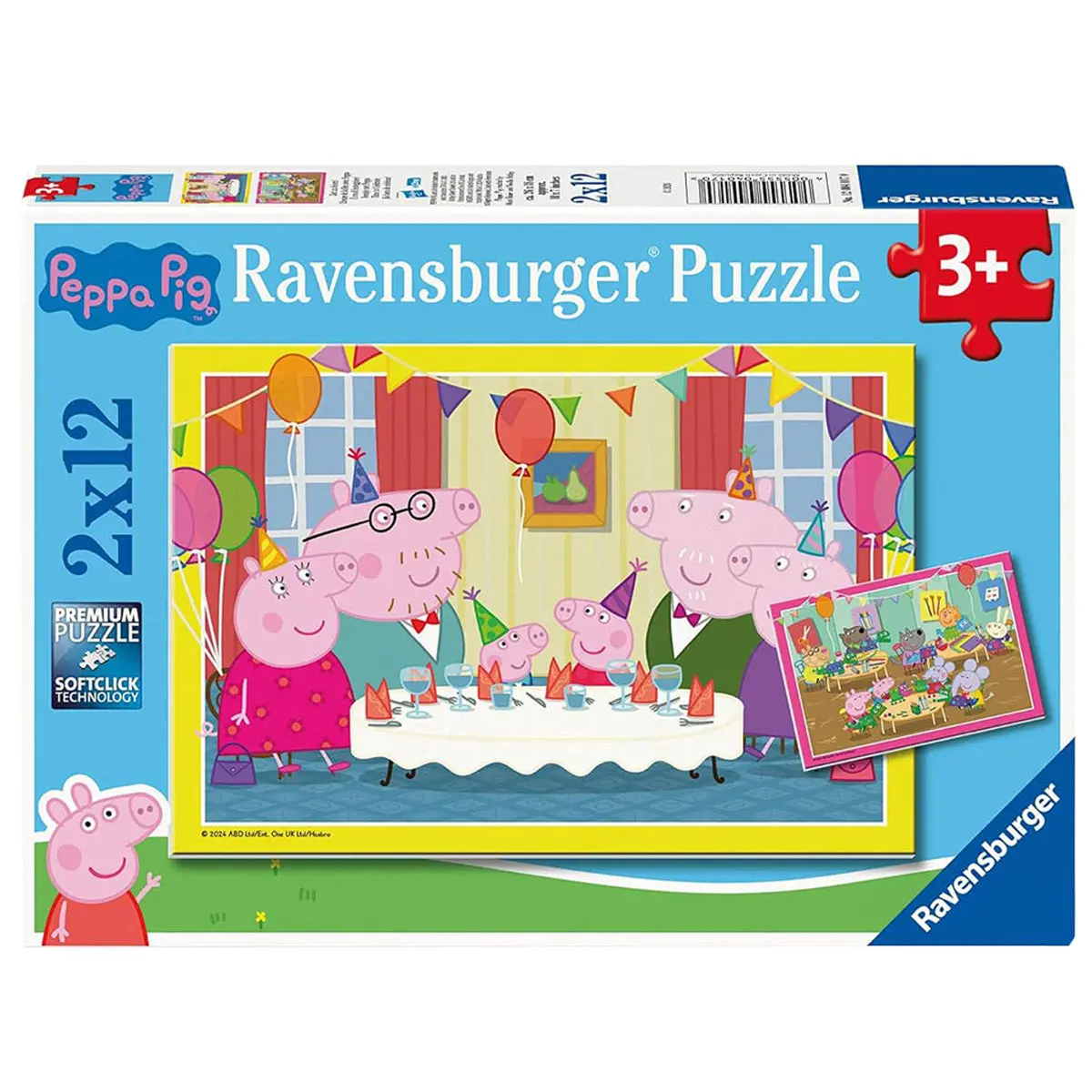 Ravensburger Peppa Pig It's Party Time 2 X 24 Piece Jigsaw Puzzles 1