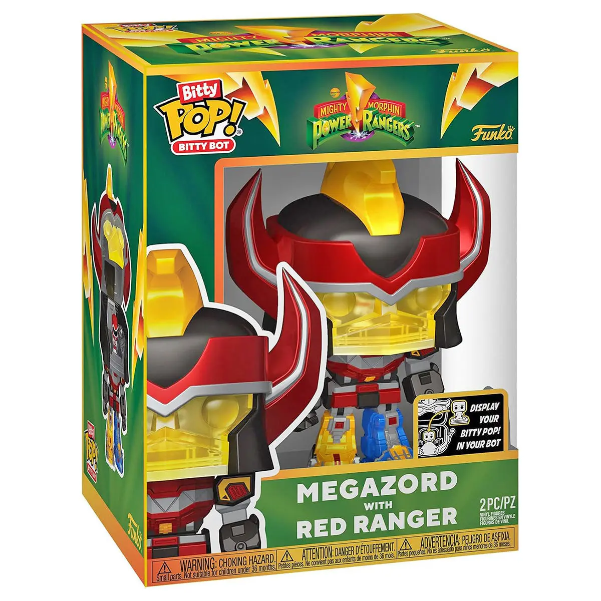 Funko Bitty Pop! Bitty Bot: Power Rangers: Megazord With Red Ranger Vinyl Figure 1