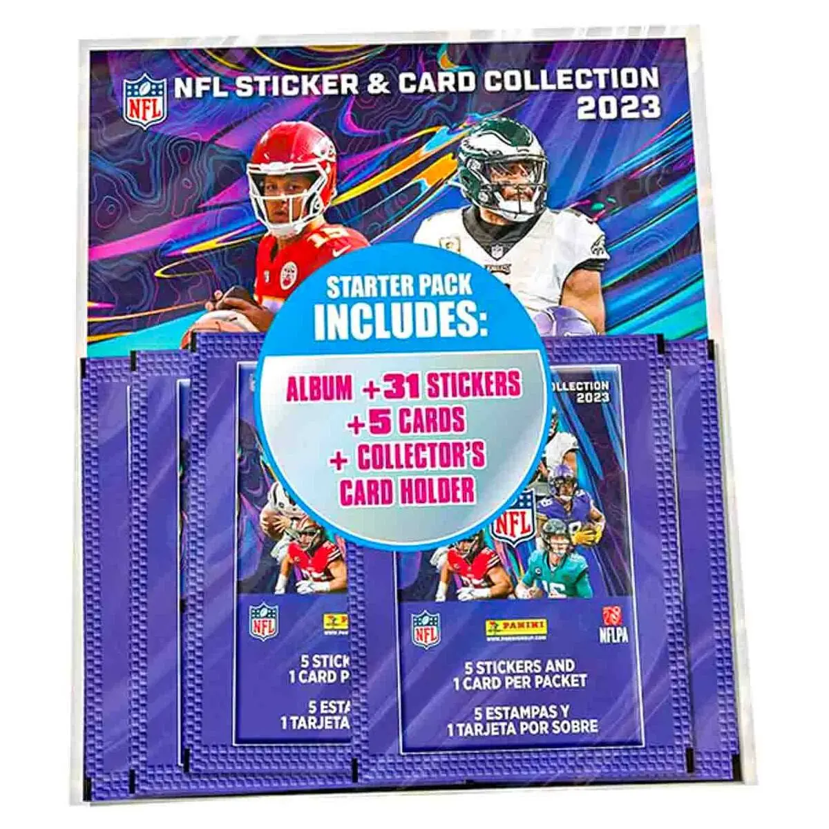Panini Nfl 2023/24 Sticker & Card Collection Starter Pack 1