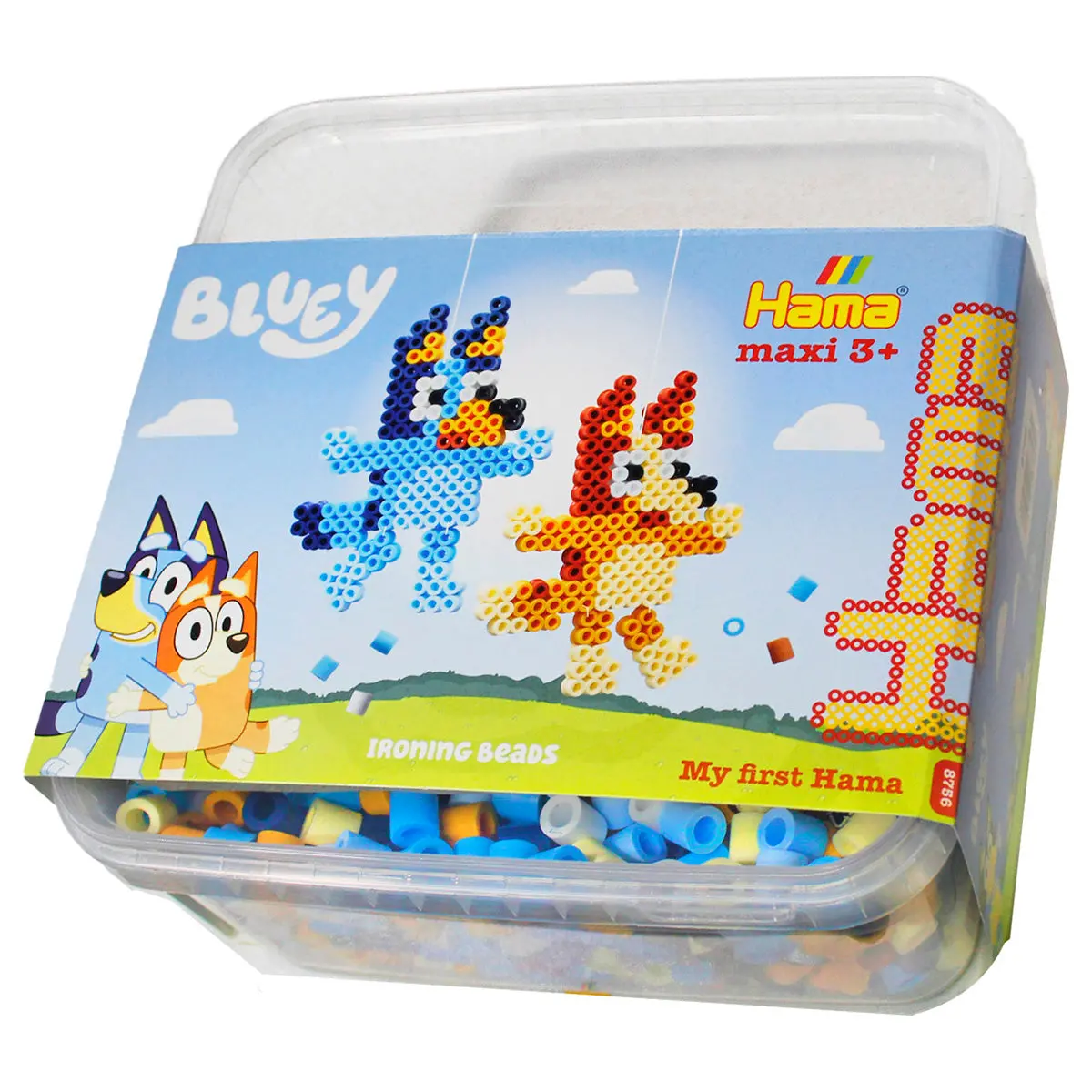 Hama Bluey Maxi Beads Tub 1