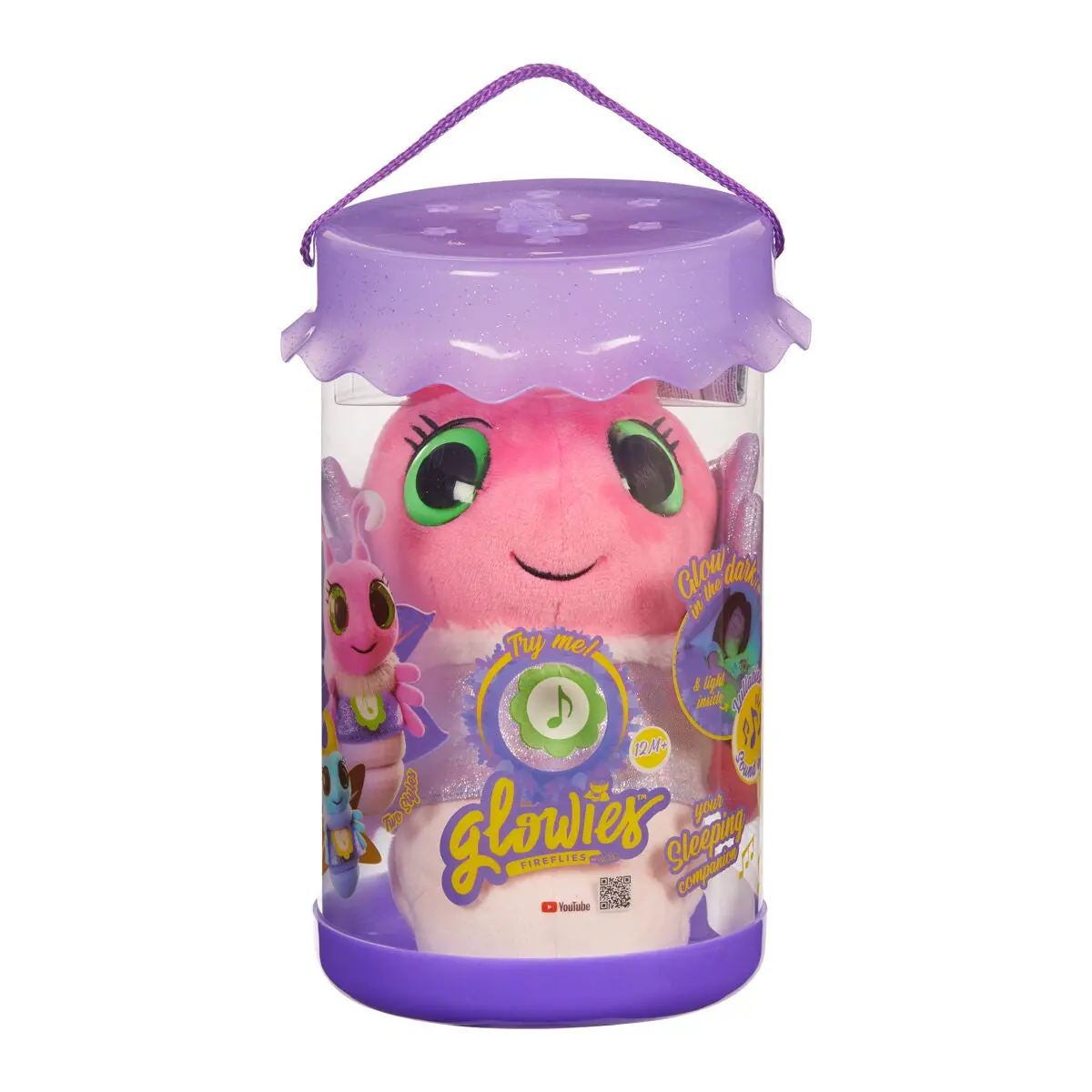 Glowies Fireflies Pink Soft Toy 1