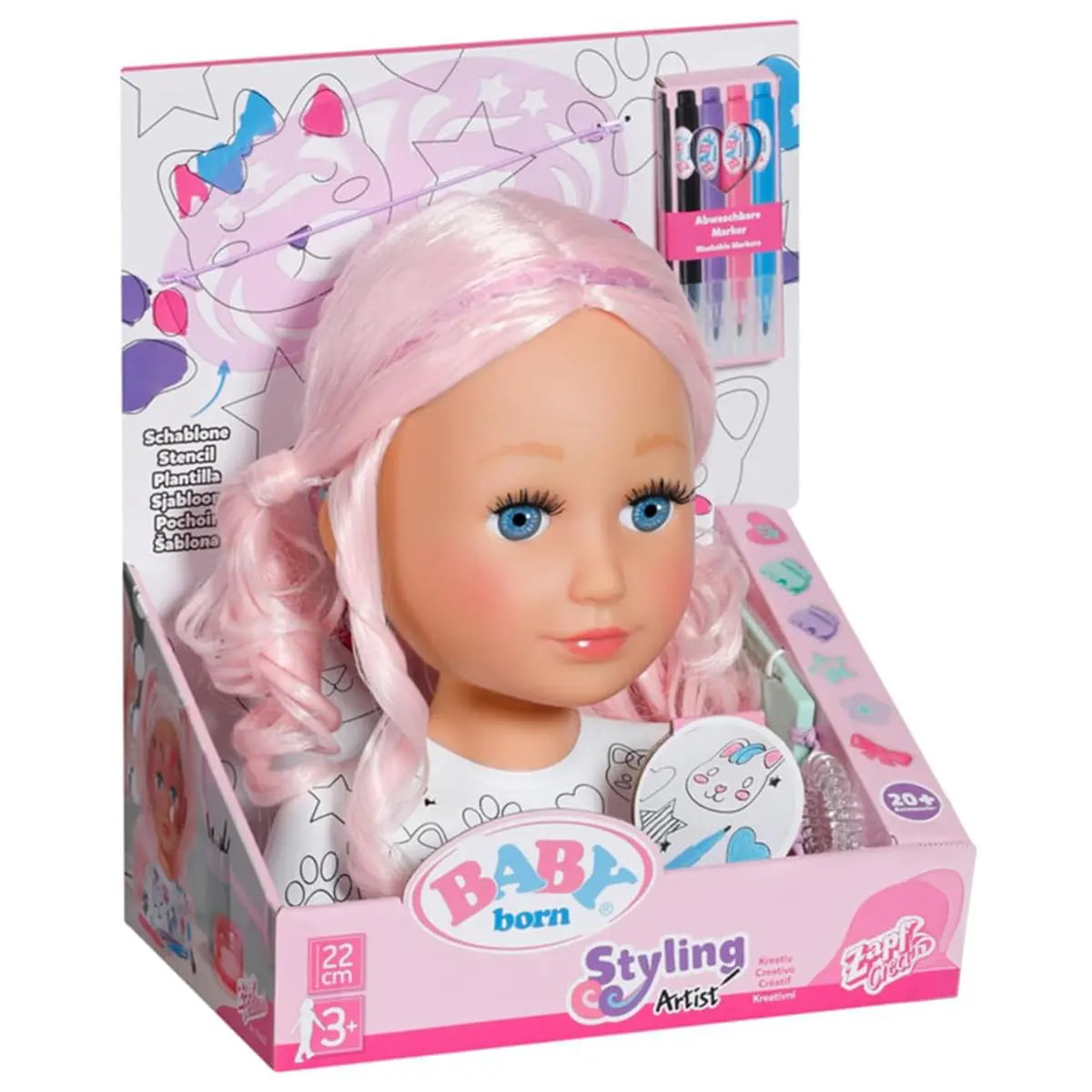 Baby Born Styling Head Artist Set 1