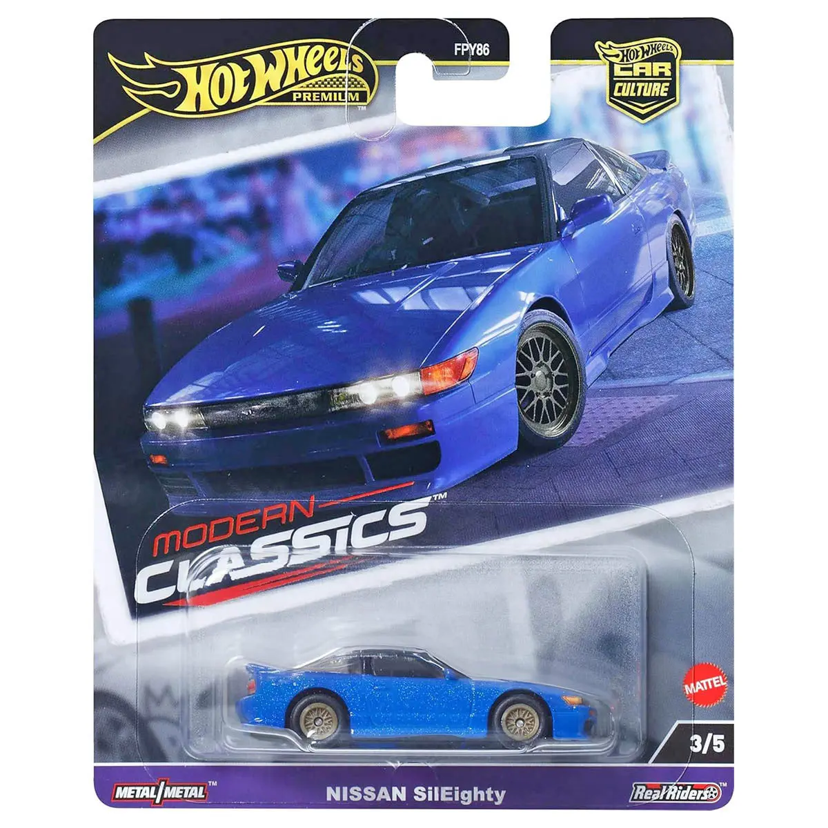 Hot Wheels Car Culture Modern Classics: Nissan Sileighty 1:64 Car (3/5) 1