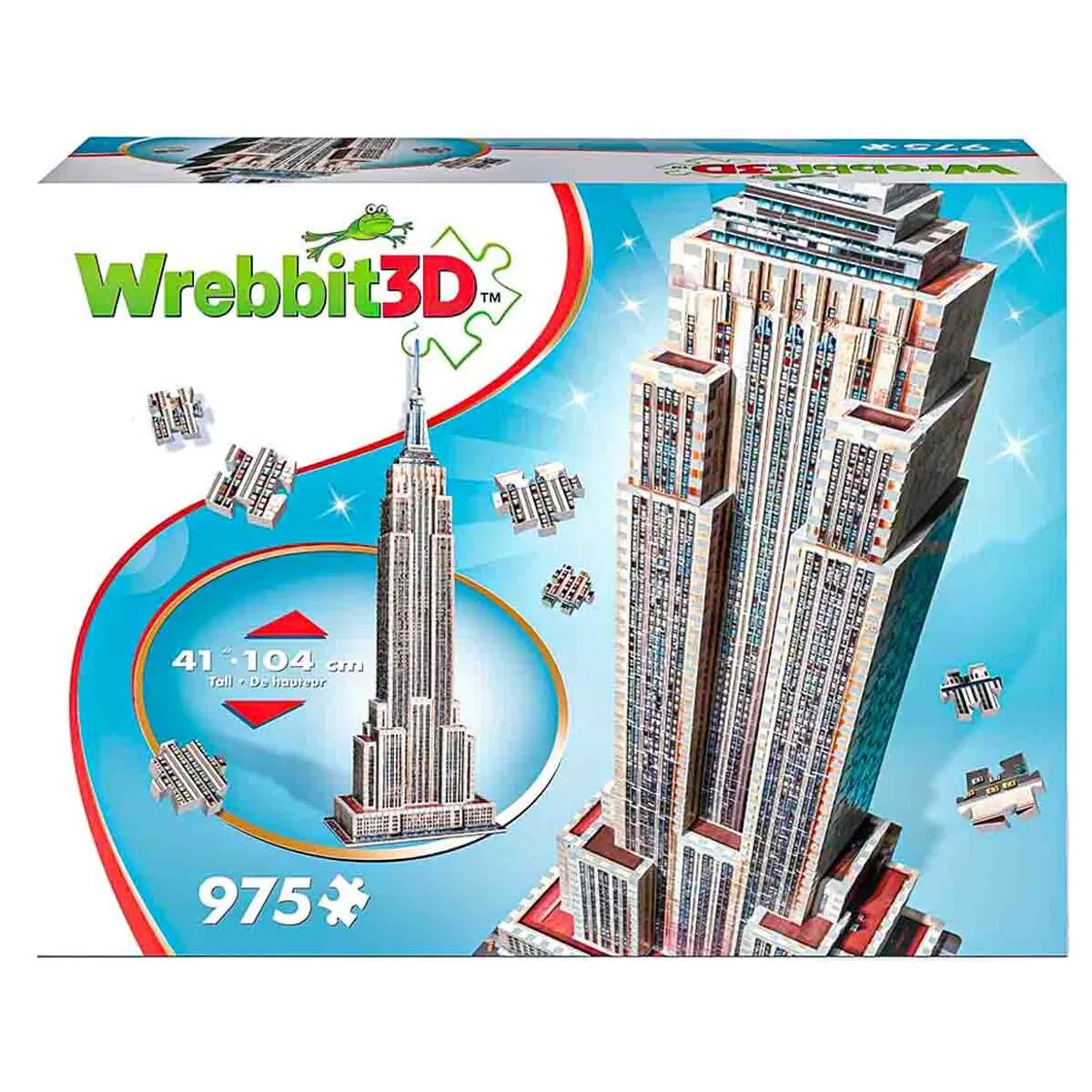 Wrebbit 3D Empire State Building 975 Piece Puzzle 1