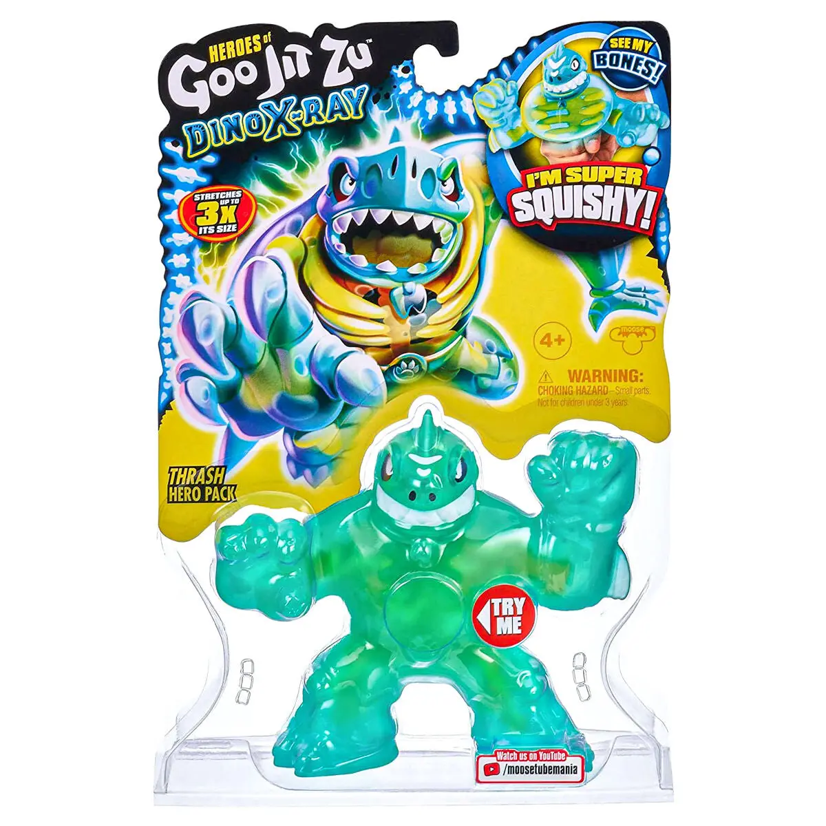 Heroes Of Goo Jit Zu Dino X-Ray Thrash Stretch Figure 1