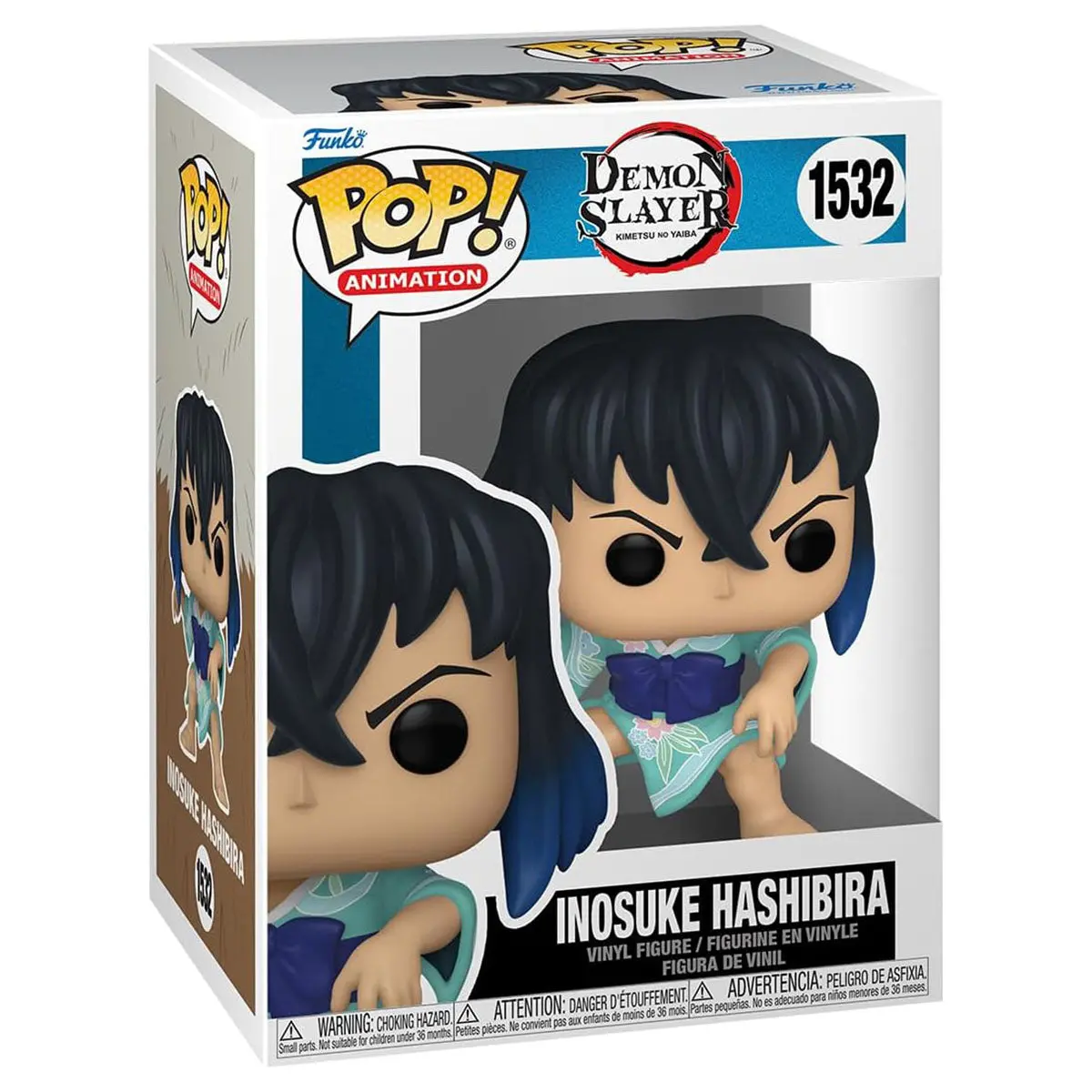 Funko Pop! Animation: Demon Slayer: Inosuke Hashibira (Kimono) Vinyl Figure #1532 1