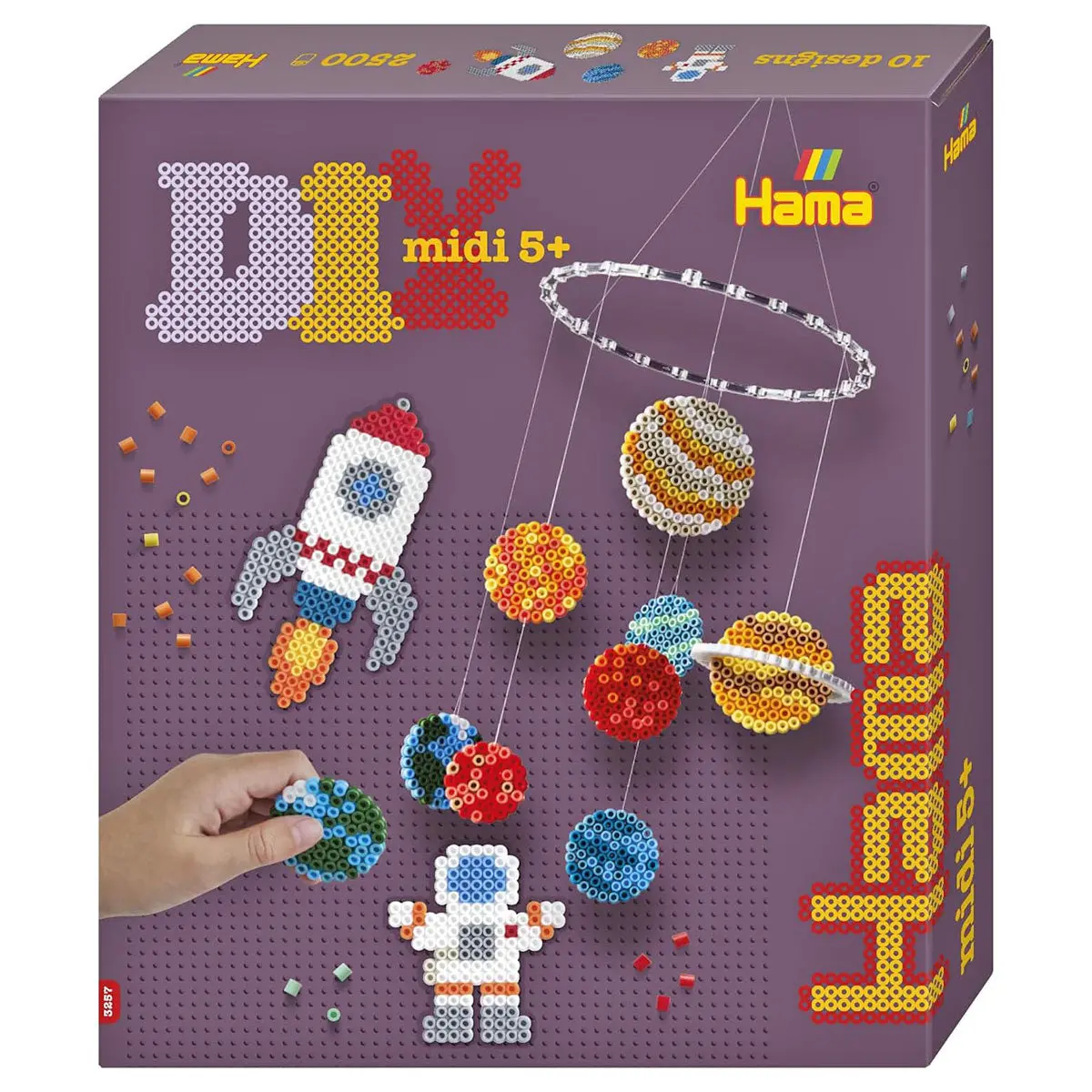 Hama Midi Beads Space Mobile Kit 1