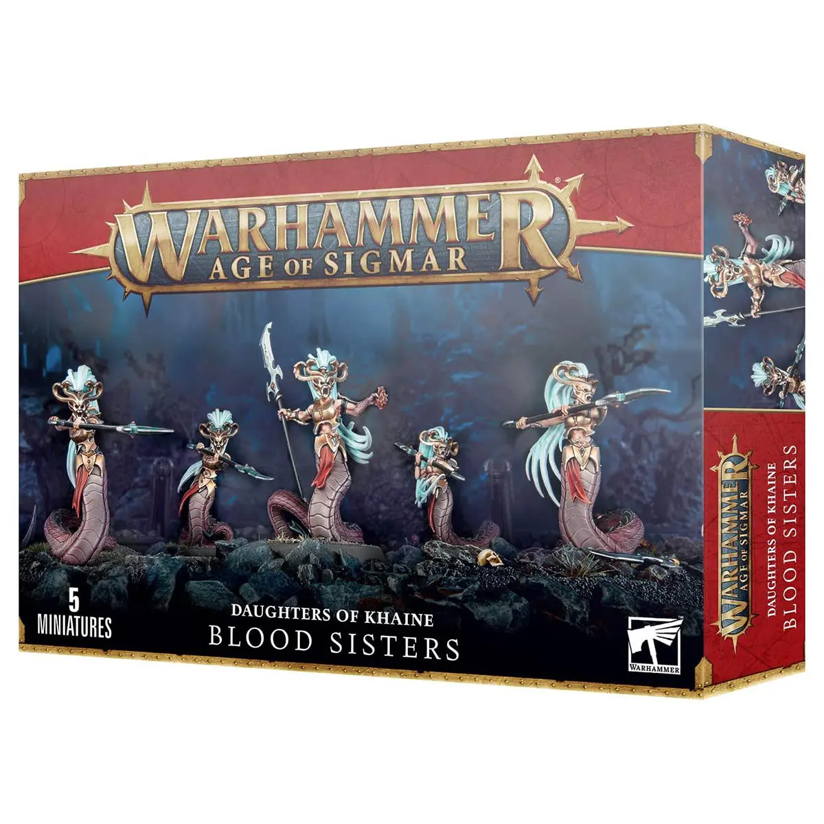 Warhammer Age Of Simar: Daughters Of Khaine: Blood Sisters Miniatures Set 1