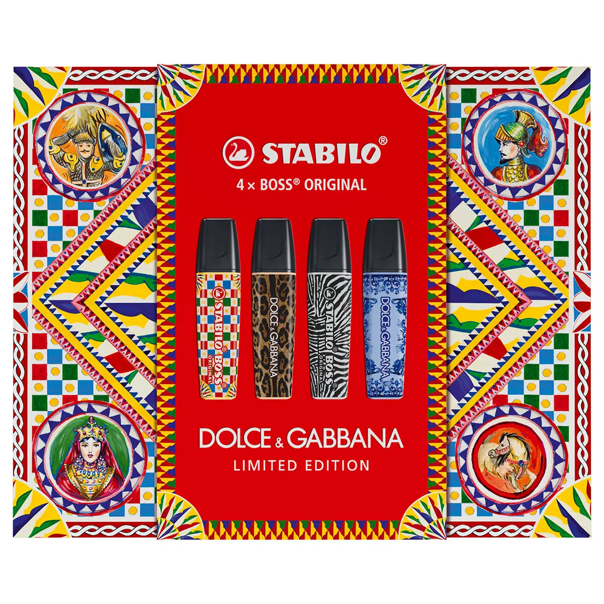 Stabilo Boss Original 4 X Dolce & Gabbana Limited Edition Highlighters 1