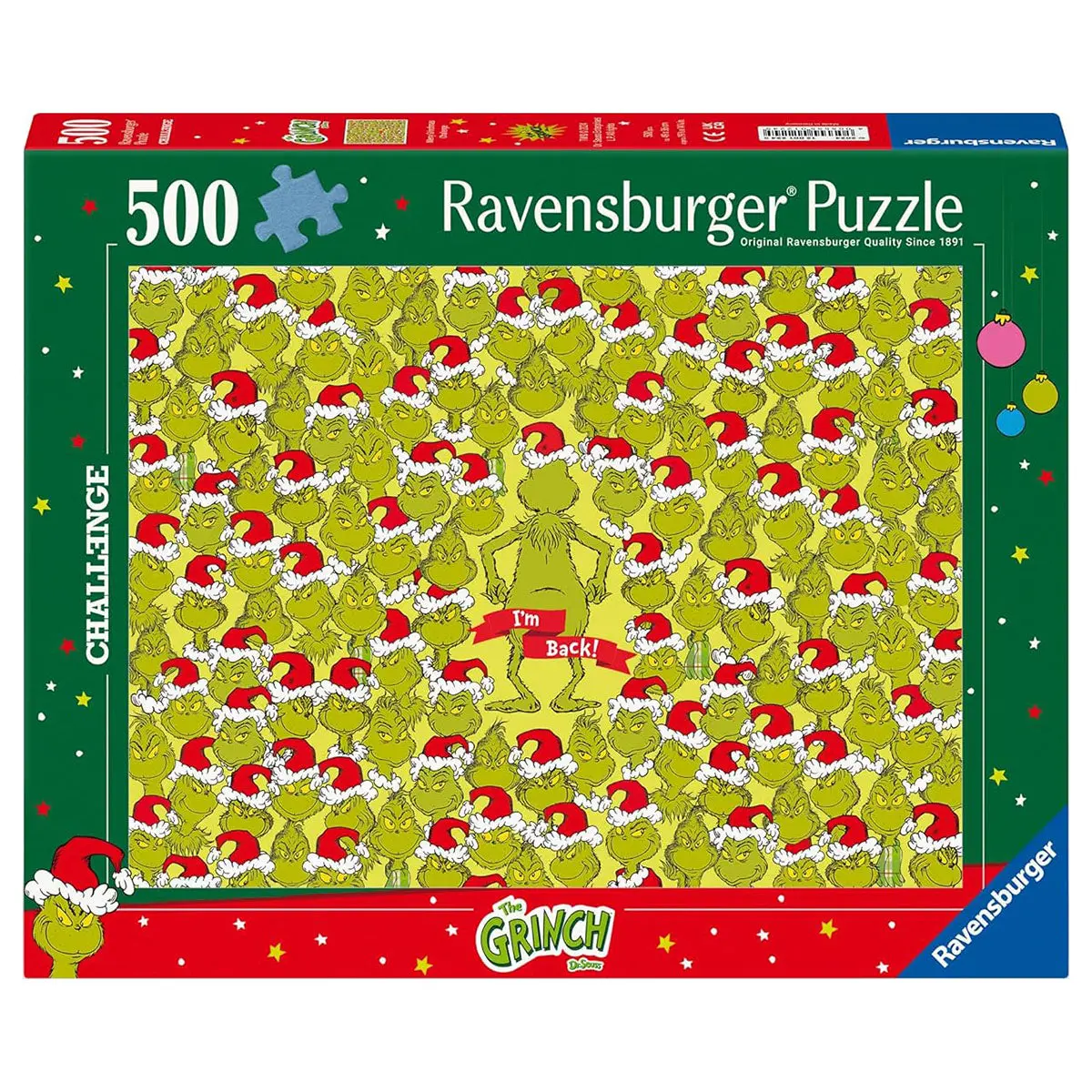 Ravensburger The Grinch Challenge 500 Piece Jigsaw Puzzle 1