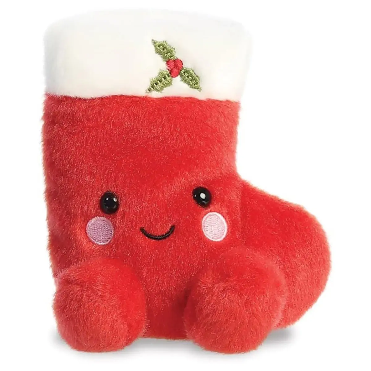 Palm Pals Holly Stocking 5" Soft Toy 1