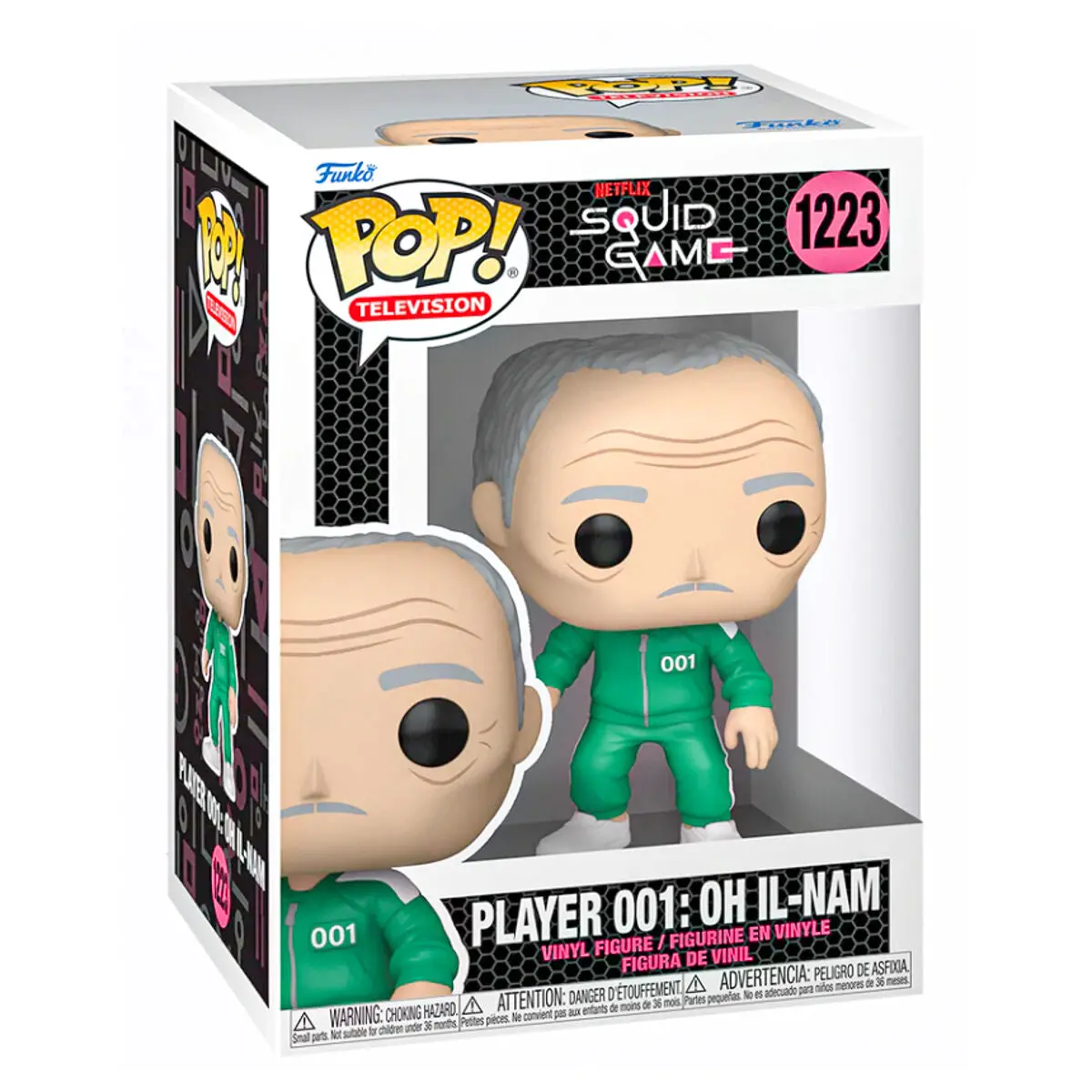 Funko Pop! Television: Squid Game Player 001: Oh Il-Nam Vinyl Figure #1223 1