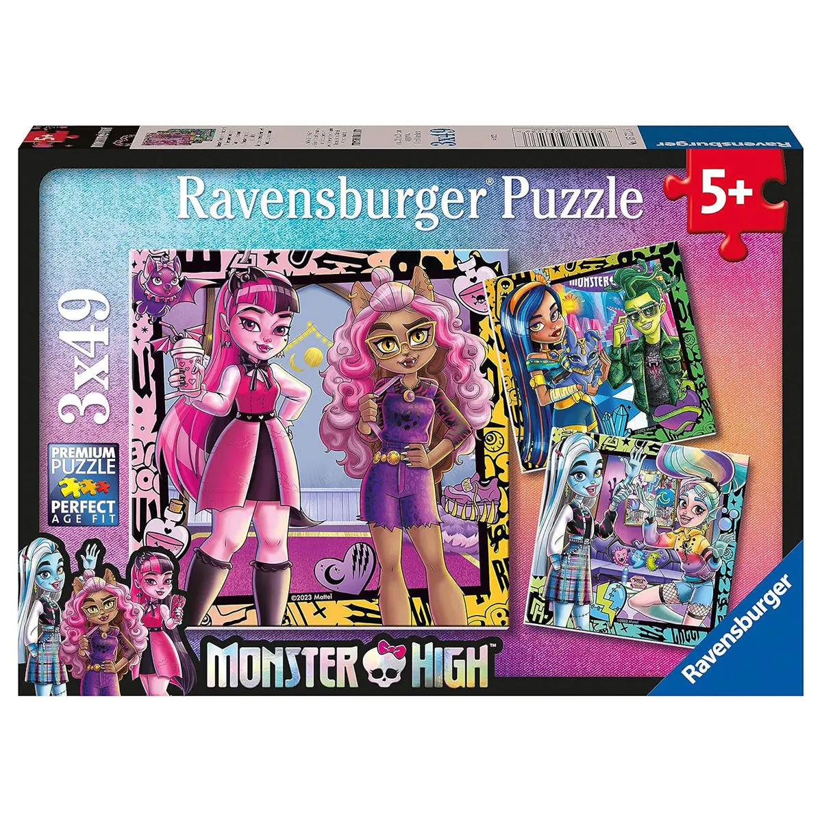 Ravensburger Monster High 3 X 49 Piece Jigsaw Puzzles 1