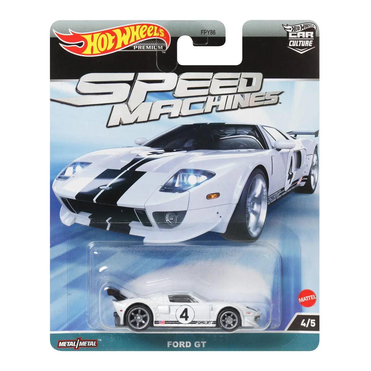 Hot Wheels Car Culture Speed Machines Ford Gt 4/5 1