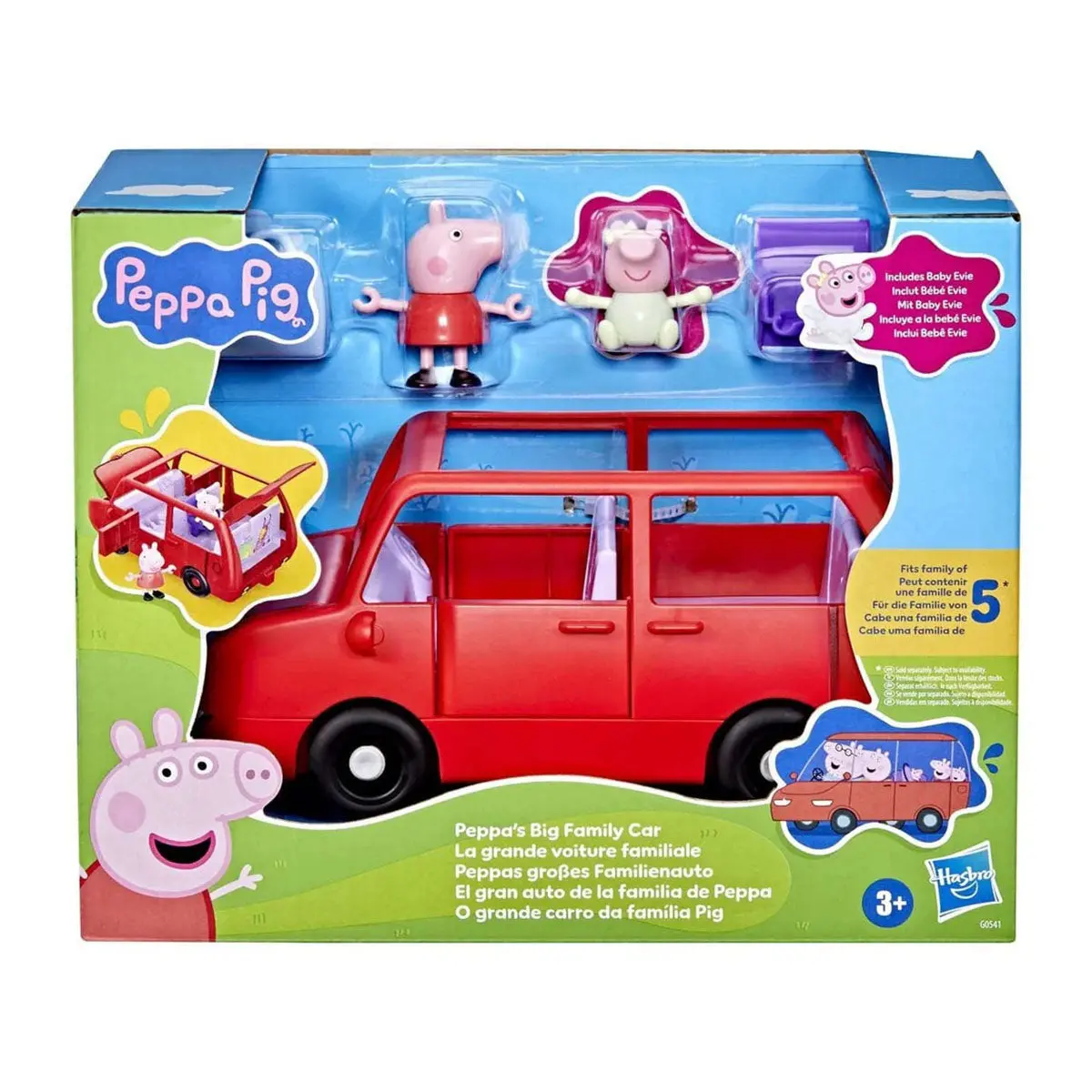 Peppa Pig Peppa's Big Family Car Playset Red 1