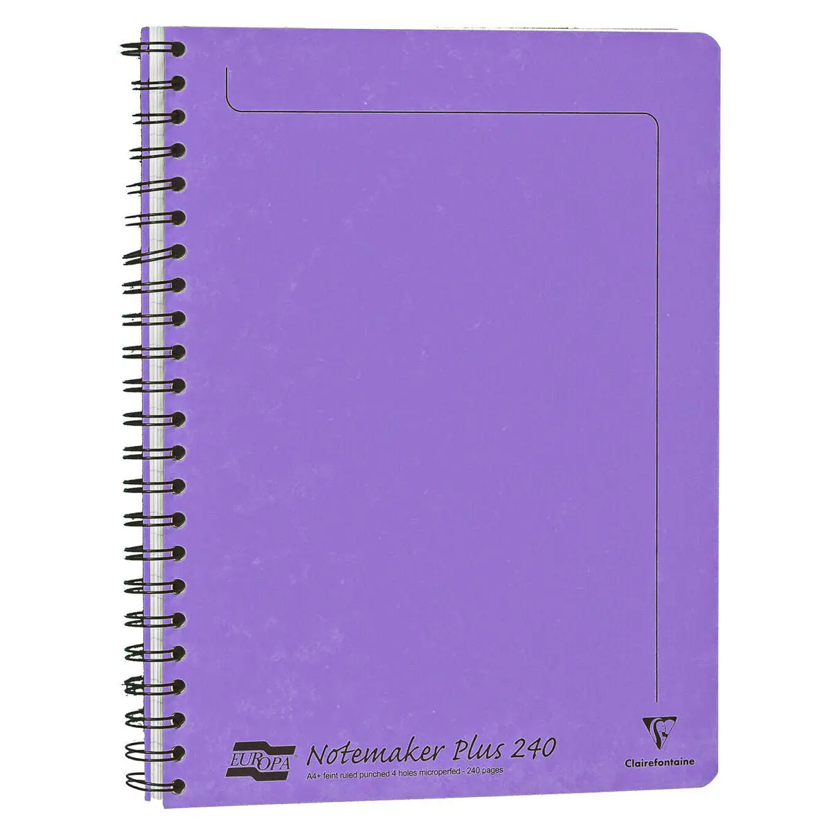 Clairefontaine Europa A4 Notemaker Plus 240 Lilac Notebook 1