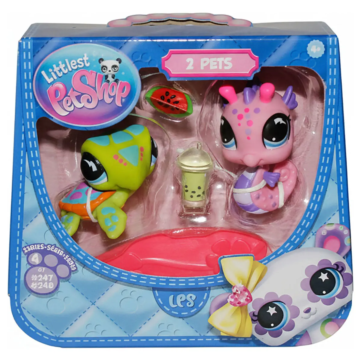 Littlest Pet Shop Pet Pair Series 4 Beach Bites Figures 1