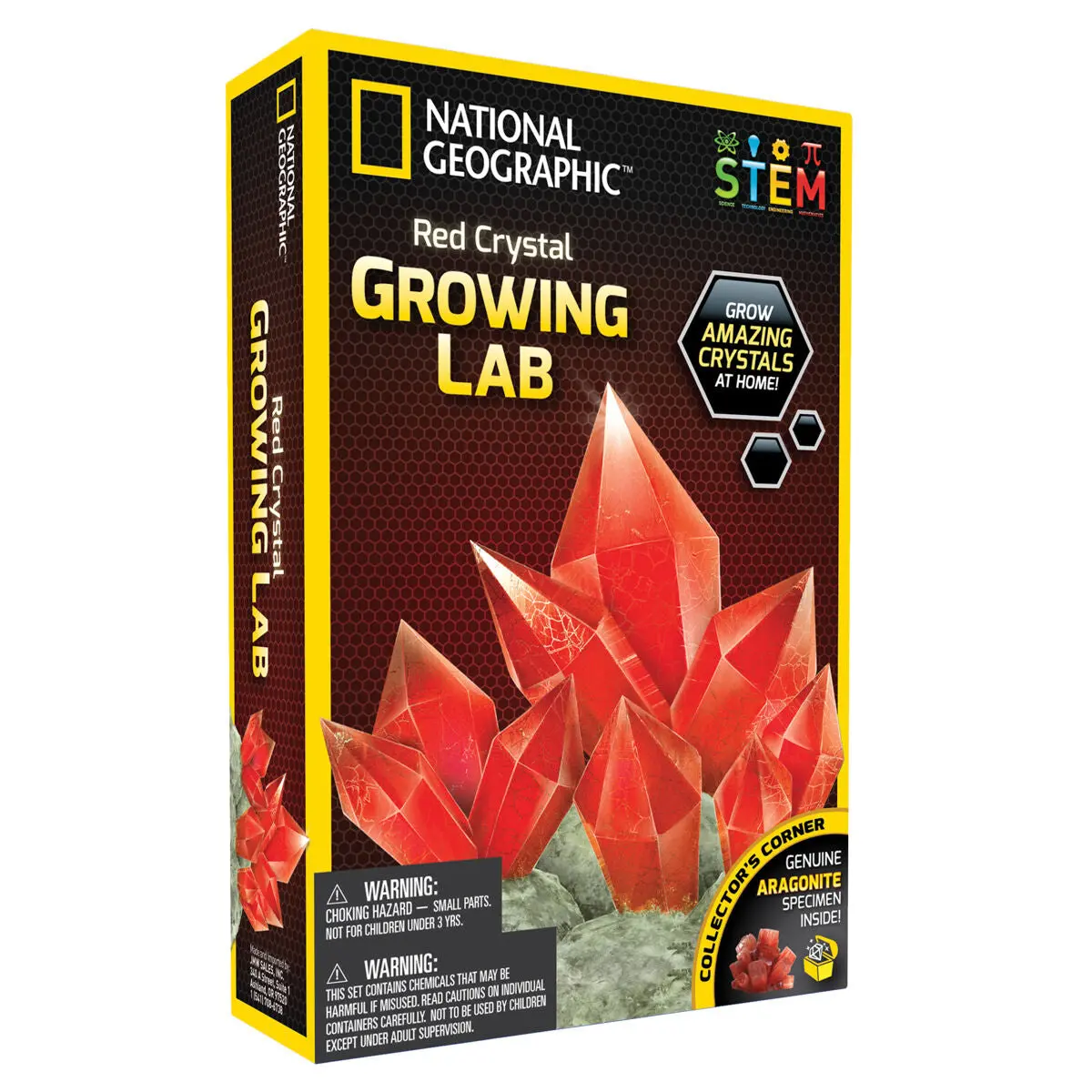 National Geographic Red Crystal Growing Lab 1