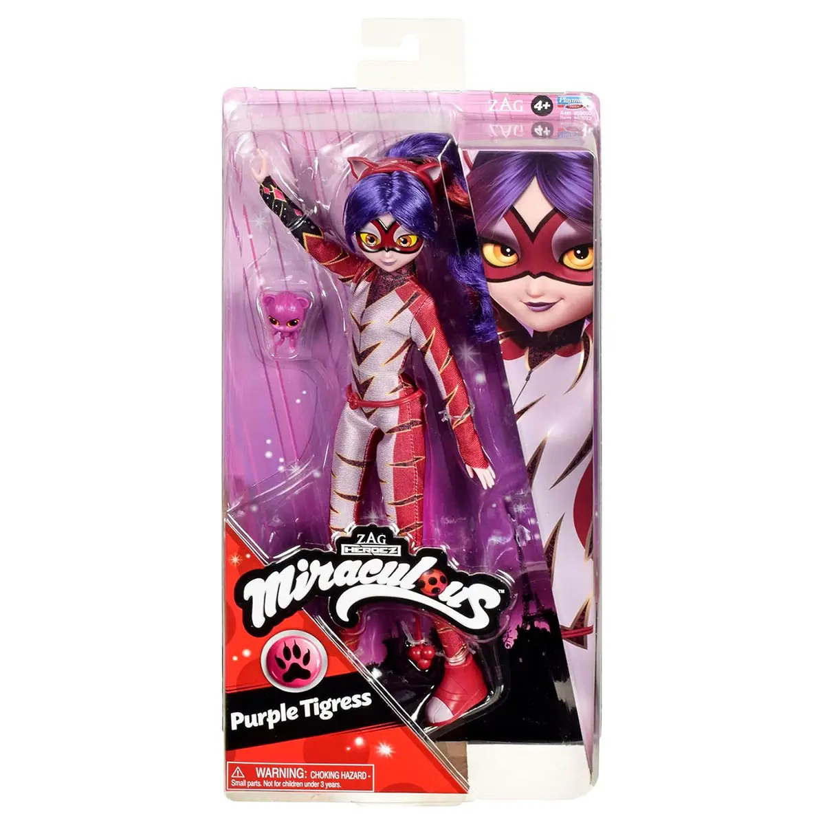 Miraculous Purple Tigress 26Cm Doll 1