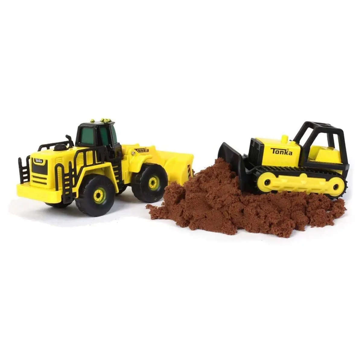 K'nex Tonka Metal Movers Vehicles With Tonka Tough Dirt - Yellow Bulldozer Blade 1