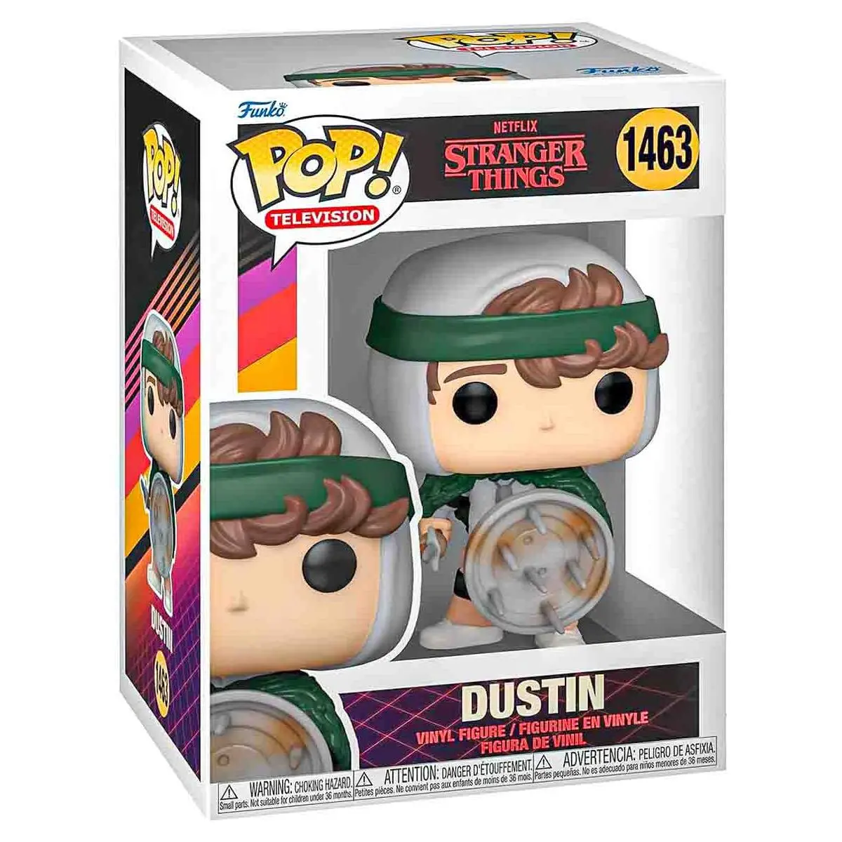 Funko Pop! Television: Stranger Things Season 4 Finale: Dustin (Spear And Shield) Vinyl Figure #1463 1