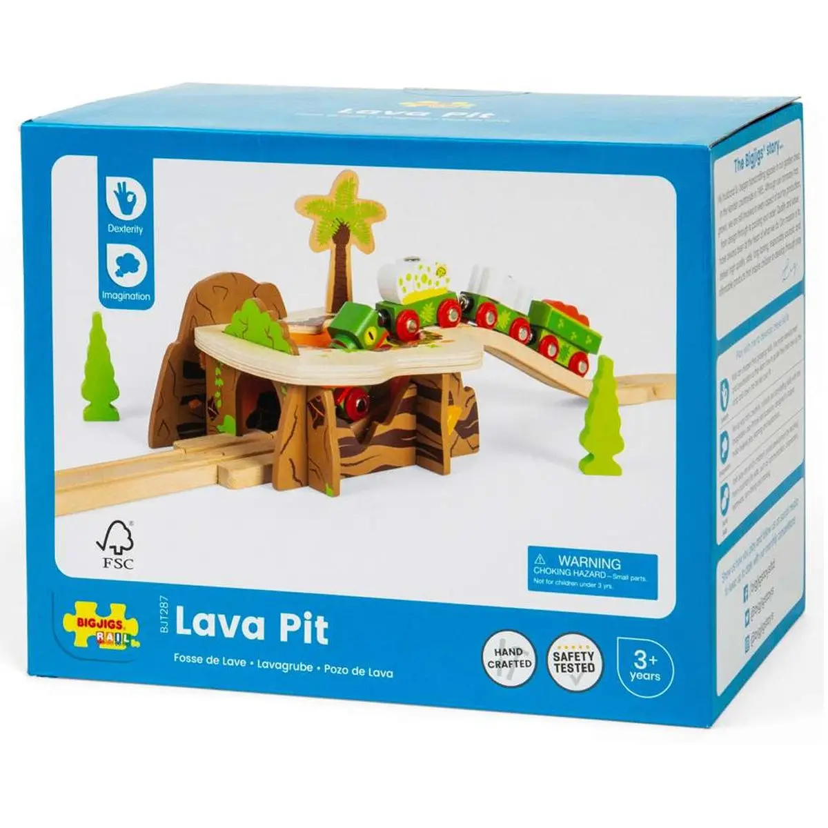 Bigjigs Rail Lava Pit 1