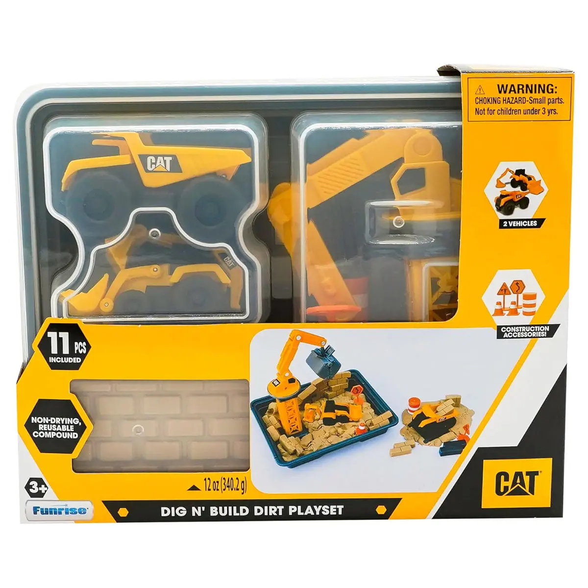 Cat Dig N' Build Dirt Playset 1
