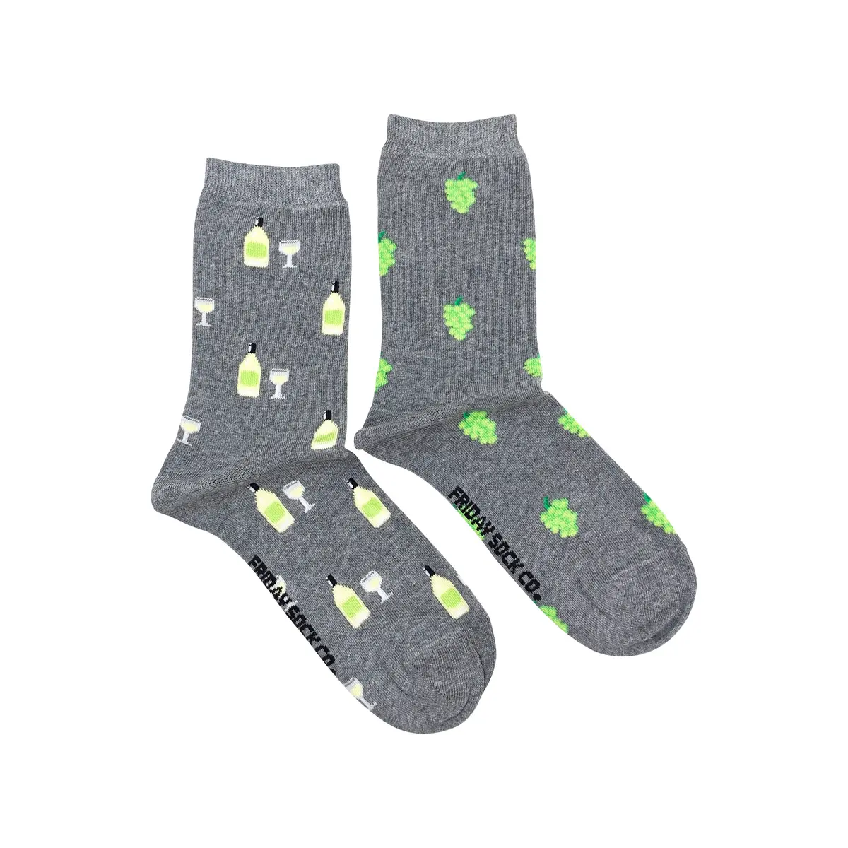 Friday Sock Co. - White Wine & Grapes Crew 1