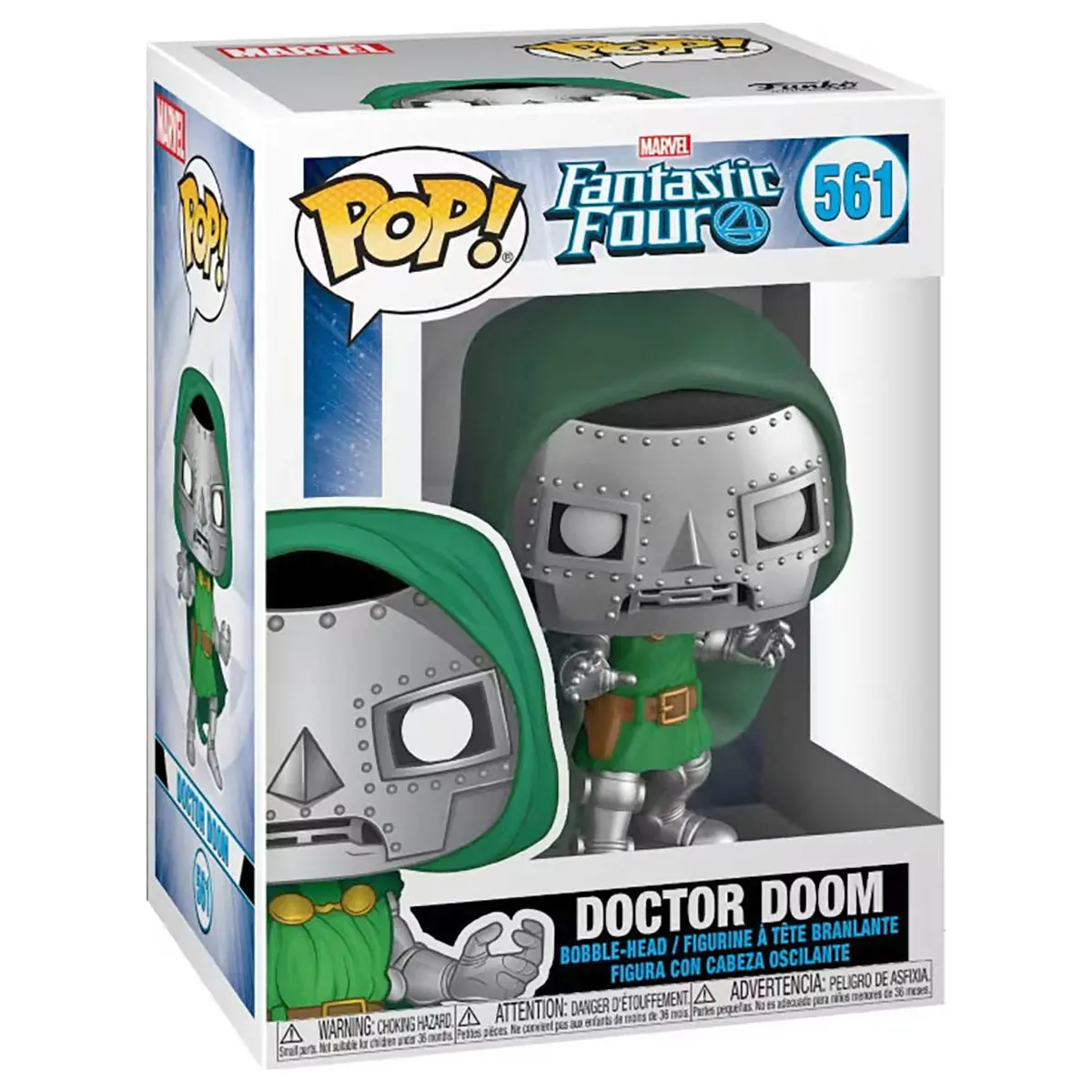 Funko Pop! Marvel: Fantastic Four: Doctor Doom Bobble-Head Figure #561 1