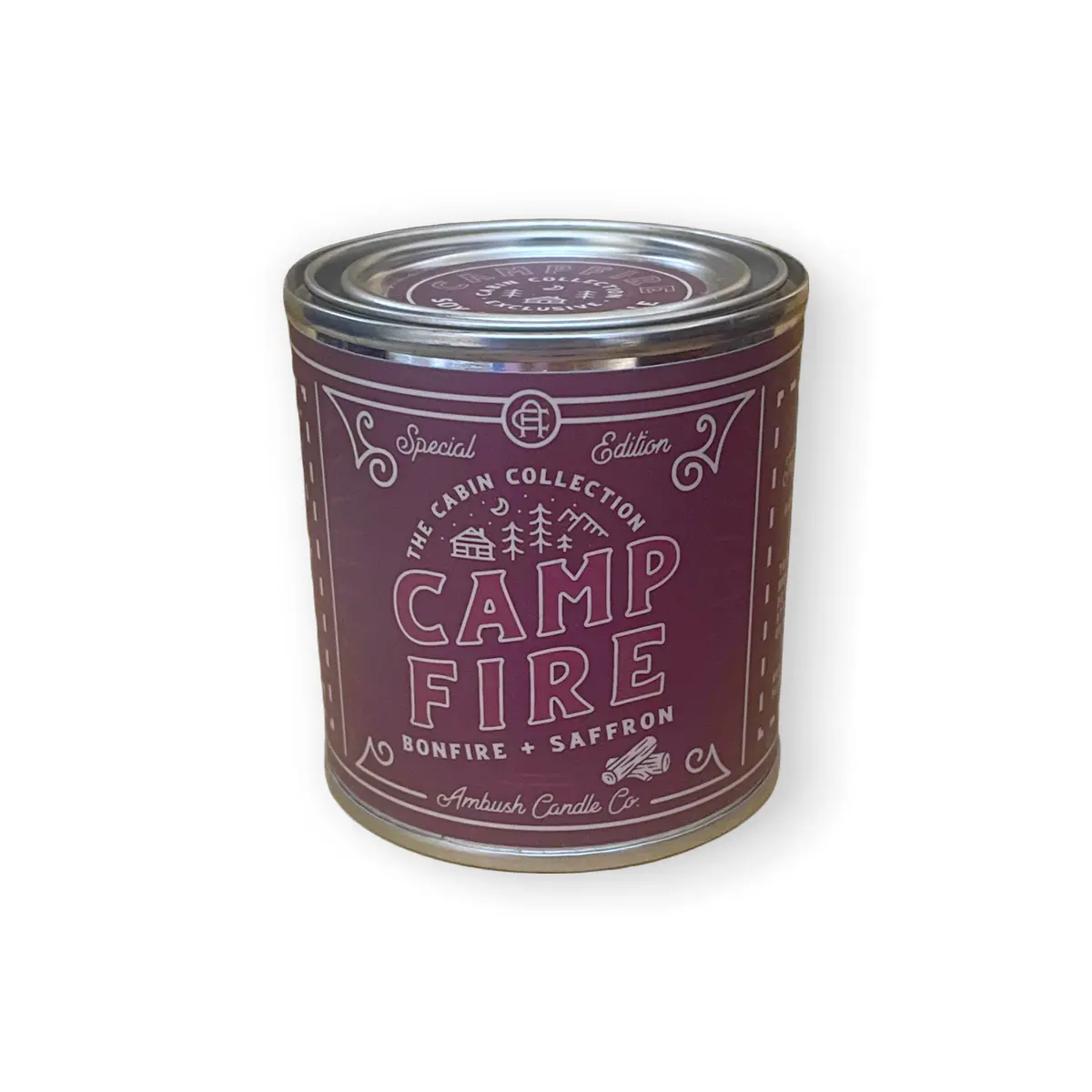 Campfire | Bonfire + Saffron 8Oz Soy Candle 1