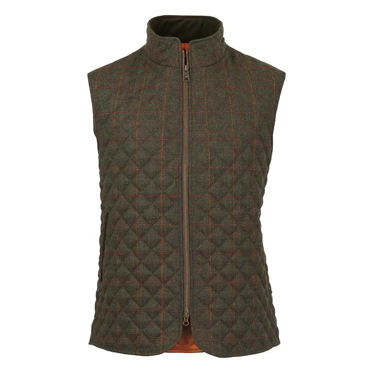 Laksen Hastings Tweed Quilted Vest 1
