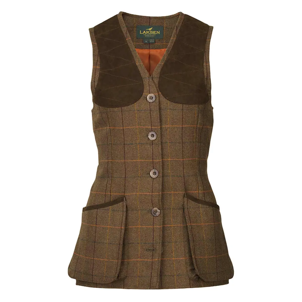 Laksen Cara Ladies Tweed Beauly Shooting Vest 1