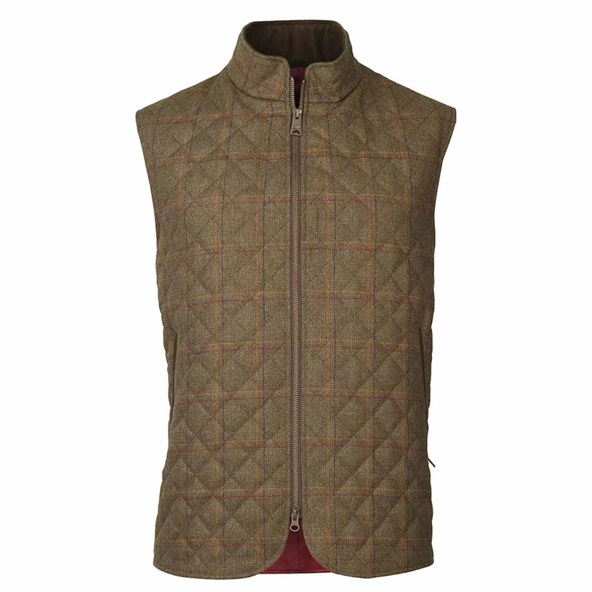 Laksen Woolston Tweed Quilted Vest 1