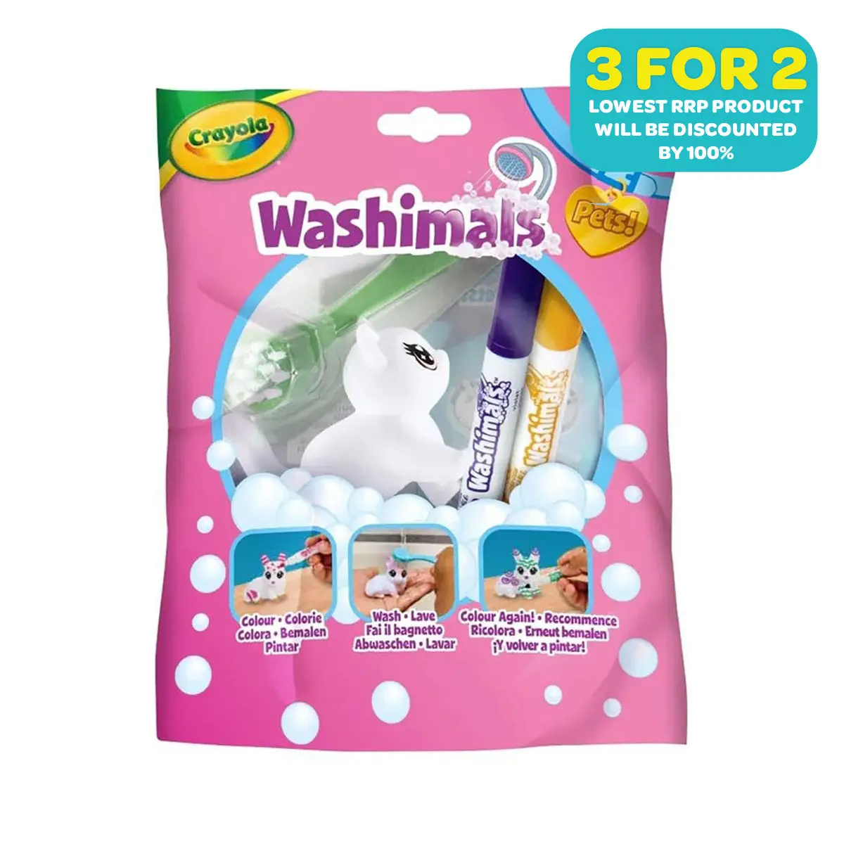 Crayola Washimals Pets Figure Series 2 (Styles Vary) 1