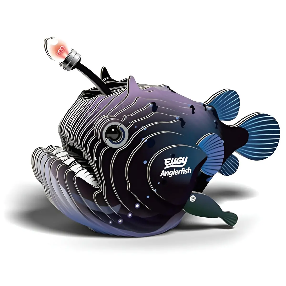 Eugy Anglerfish 3D Cardboard Model Kit 1