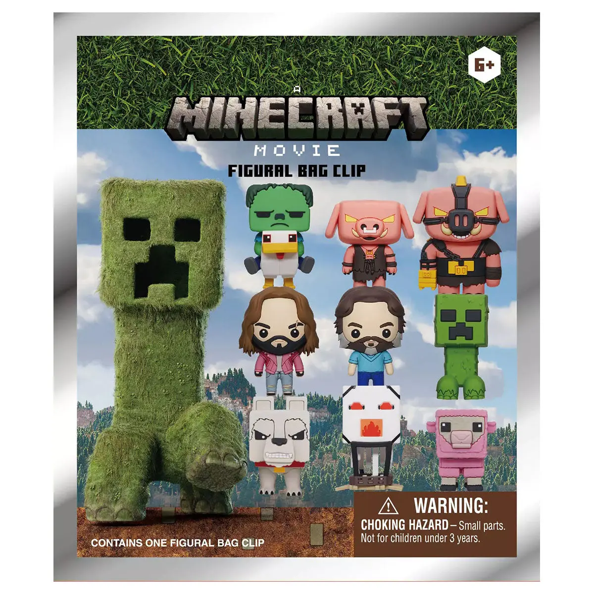 Minecraft Movie Figural Bag Clip (Styles Vary) 1